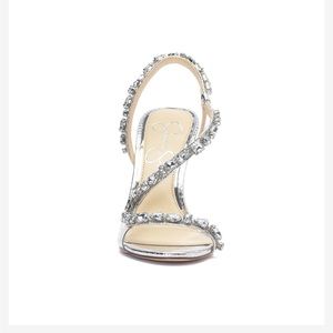 Jessica Simpson Jaycin High Heel in Silver Snake, Size 6, Brand New